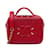 CHANEL Handtaschen CC Filigran Rot Leder  ref.1227075