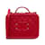 Vanity CHANEL Handtaschen CC Filigran Rot Leder  ref.1227077