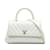 CHANEL Handbags Coco Handle White Leather  ref.1227087