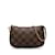 LOUIS VUITTON Handbags Pochette Accessoire Brown Cloth  ref.1227143