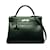 Hermès HERMES Handbags Kelly 32 Green Leather  ref.1227166