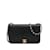 Wallet On Chain CHANEL Handtaschen Geldbörse mit Kette Zeitlos/klassisch Schwarz Leder  ref.1227237