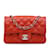 CHANEL Handtaschen Zeitlos/klassisch Rot Leder  ref.1227336