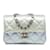 CHANEL Clutch bags Timeless/classique Silvery Leather  ref.1227383