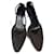 Giorgio Armani Zapatos de tacón Negro Lienzo  ref.1227459