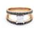 Autre Marque Gold and diamond ring Invisible setting. Black Golden Yellow gold  ref.1227468