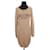 Moschino Baumwollkleid Kamel Baumwolle  ref.1227564