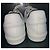 Baskets Louis Vuitton en cuir blanc - vue 3