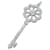 Tiffany & Co key Silvery Platinum  ref.1227632