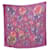 Silk In Hermès HERMES CARRE 90 Purple  ref.1227665
