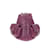 Chanel La mochila de piel de cordero es una bolsa trasera Púrpura Cuero  ref.1227737