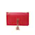 Yves Saint Laurent Medium Kate Leather Tassel Shoulder Bag 354119 Red  ref.1227744