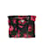 Tote Prada Tragetasche aus Nylon mit Blumenmuster Rot Leinwand  ref.1227762