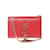 Yves Saint Laurent Sac en cuir à pompon Kate 326076 Rouge  ref.1227766