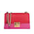 Gucci Mittlere Umhängetasche aus Leder mit Vorhängeschloss 409486 Pink  ref.1227776