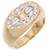 Diamond Céline 18Anel de diamante K Triomphe Dourado Metal Ouro  ref.1227791
