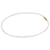 Gargantilla Chanel CC blanca con perlas de imitación Blanco  ref.1227843