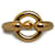 Ring Hermès Anel de lenço Hermes Gold Mors Dourado Metal Banhado a ouro  ref.1227862