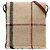 Bolsa Burberry Brown Wool House Check Marrom Bege