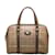 Burberry Plaid Canvas Handbag Bronze Cloth  ref.1227940