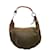 Gucci Canvas Half Moon Hobo Bag 95726 Bronze Cloth  ref.1227948