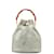 Gucci Vintage Bamboo Hobo 001 3754 1657 White Suede  ref.1227950