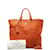 Prada Vitello Daino Tote Bag Orange Leather Pony-style calfskin  ref.1227958
