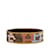 Hermès Large bracelet en émail Capitales Email Doré  ref.1227974