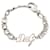 Dolce & Gabbana Superbe bracelet en acier D&G avec cristaux carrés et ronds Argenté  ref.1228000