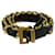 Cintura CHANEL Pelle 25.6""-27.6"" Tono oro Nero CC Aut bs11333  ref.1228038