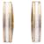 Cartier cuff links, three golds. White gold Yellow gold Pink gold  ref.1228132