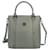 MCM Saffiano Leather Handle Bag Shoulder Bag Gray Silver Bag Handbag Grey  ref.1228164