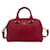 Bolsa de ombro de couro MCM bolsa de ombro bolsa de alça vermelha cor de vinho Bordeaux  ref.1228186