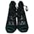 Zapatos de tacón verdes con cordones Loulou de Saint Laurent Terciopelo  ref.1228218