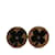 Boucles d'oreilles à clip CC Clover en résine dorée Chanel Plastique  ref.1228245