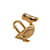 Hermès Gold Hermes Pelican Cadena Lock Charm Golden Metall  ref.1228246