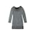 Autre Marque Mini robe grise à manches longues Devi Kroell Taille EU 36 Synthétique  ref.1228283