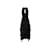 Robe noire Proenza Schouler Halter Taille US S Synthétique  ref.1228288
