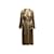 Vestido dourado e preto Marc Jacobs com estampa de chita de seda tamanho EUA 2  ref.1228289