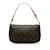 Brown Louis Vuitton Monogram Pochette Accessoires Baguette Leather  ref.1228316