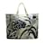 Hermès White Hermes Teagle a Lananas Tote Bag Cloth  ref.1228358