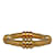 Ring Hermès Bague foulard en métal Hermes doré  ref.1228365