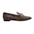 Brown Louis Vuitton Monogram Upper Case Loafers Size 39 Cloth  ref.1228408