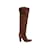 Brown Sergio Rossi Knee-High Suede Boots Size 39.5  ref.1228409