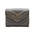 Grey Saint Laurent Loulou Toy Matelasse Crossbody Bag Leather  ref.1228416
