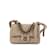 Taupefarbene Chanel Mini Paris Rome Trapezio-Tasche aus Kalbsleder  ref.1228456