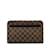 Brown Louis Vuitton Damier Ebene Pochette Saint Louis Clutch Bag Cuir Marron  ref.1228468