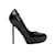 Zapatos de salón con plataforma en relieve Yves Saint Laurent negros Talla 40 Cuero  ref.1228475