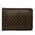 Brown Louis Vuitton Monogram Poche Documents Portfolio Pouch Cloth  ref.1228476