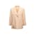 Vintage Beige Chanel Spring/Summer 2001 Linen Blazer Size FR 34  ref.1228489